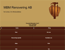 Tablet Screenshot of mbmrenovering.com